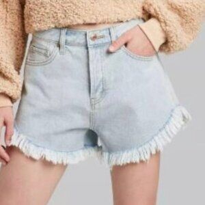 •-, Wild Fable High Waist Button Fly Jean Short E6